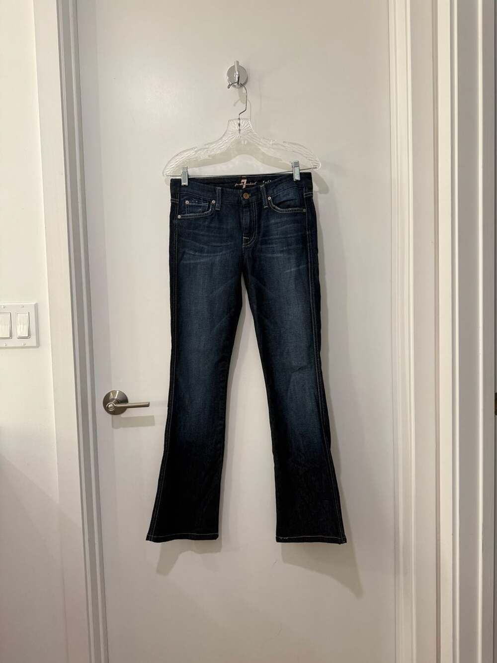 7 For All Mankind Dark Wash Bootcut Jeans